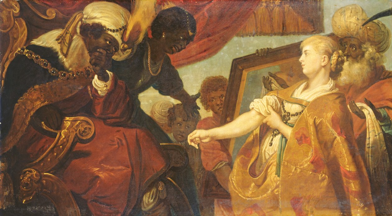 Chariclea viser Persina og Hydaspes av Karel van Mander III