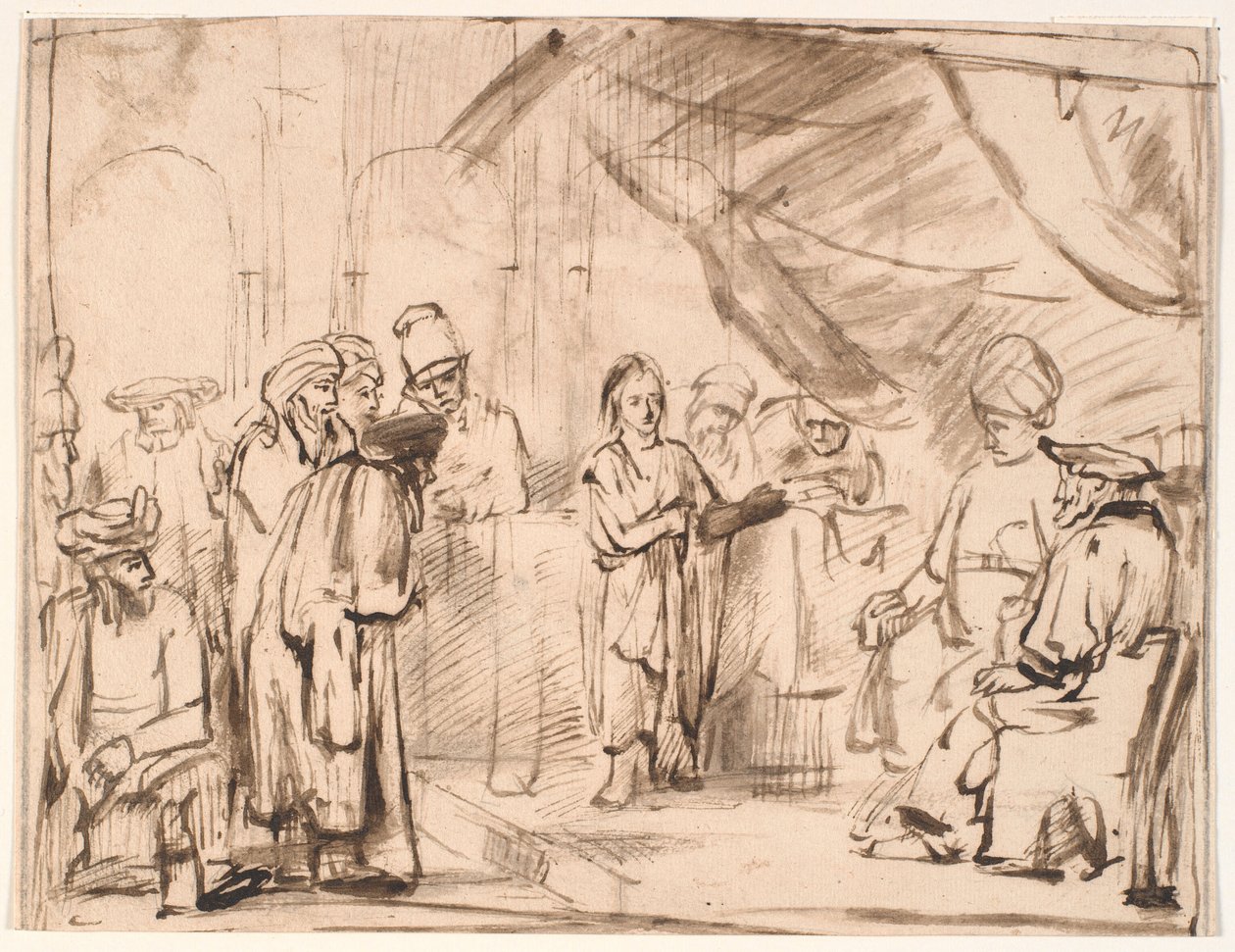 Den tolv år gamle Jesus i templet av Karel van Savoy
