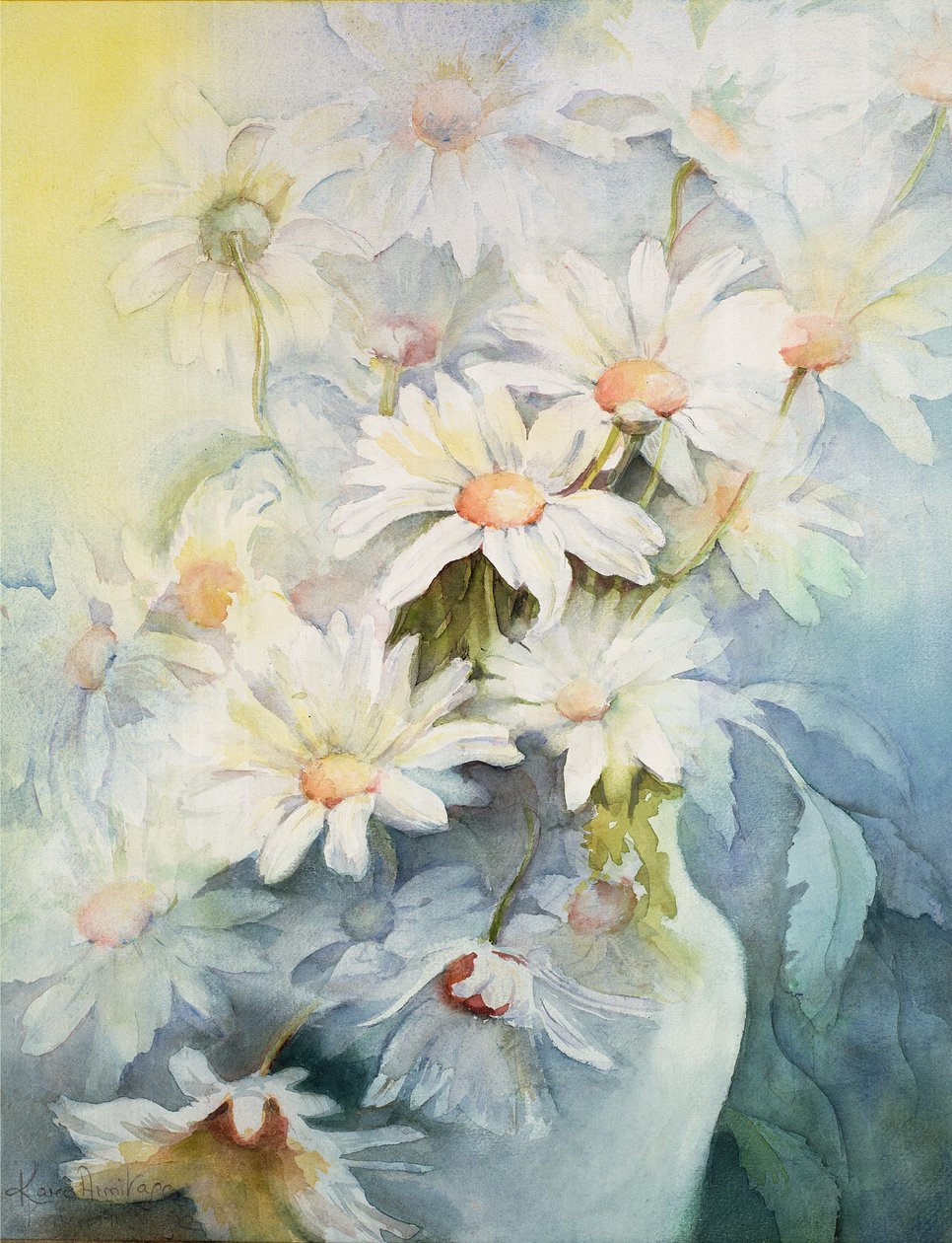 Krysantemum, snøhette av Karen Armitage