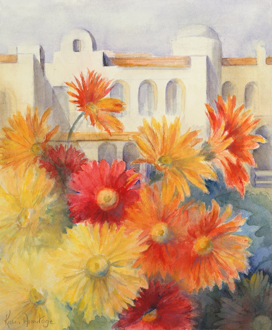 Gerberas av Karen Armitage