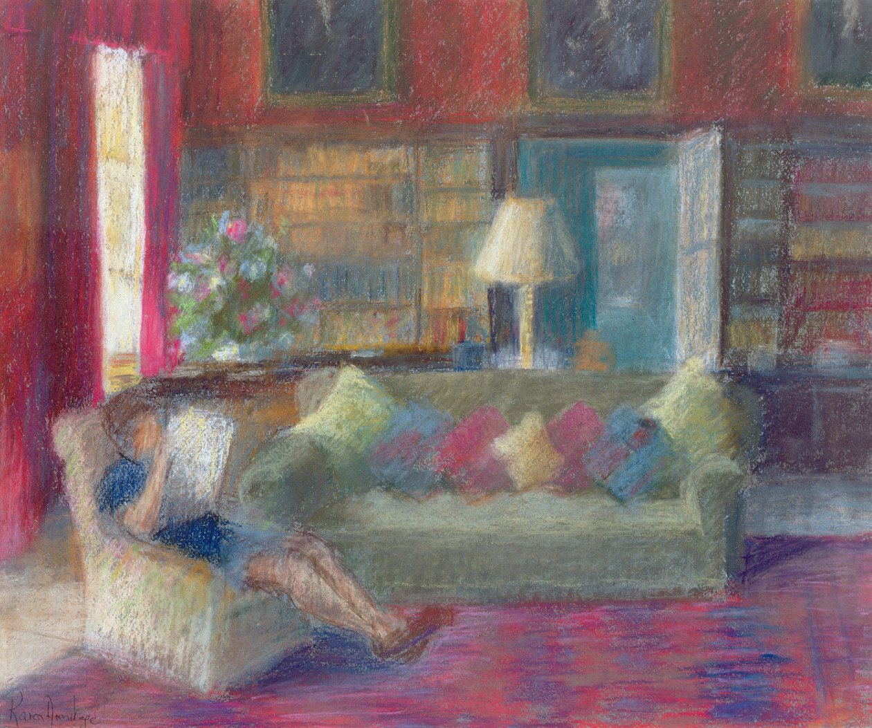 Bibliotek på ThorpePerrow av Karen Armitage