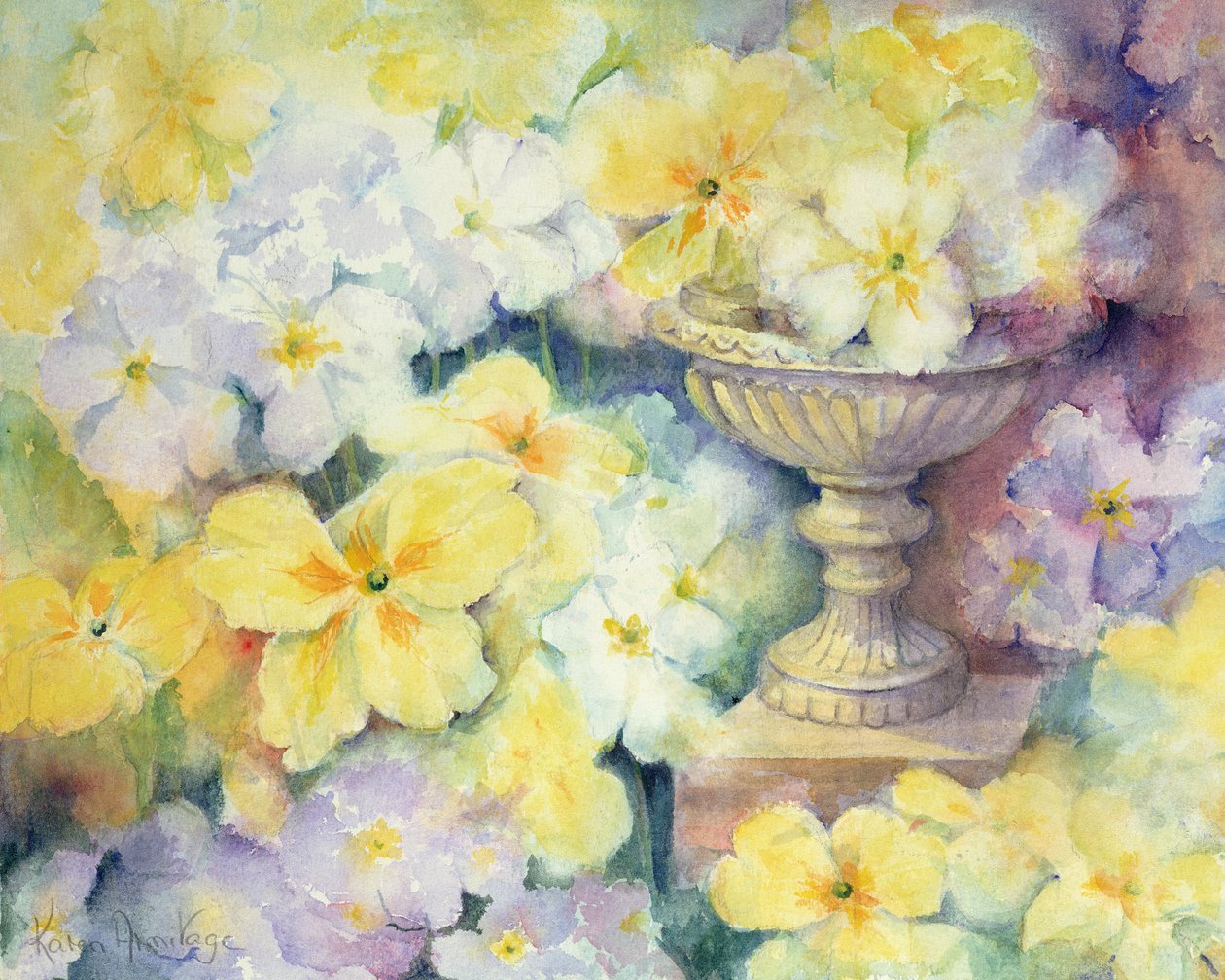 Polyanthus på Hurst av Karen Armitage