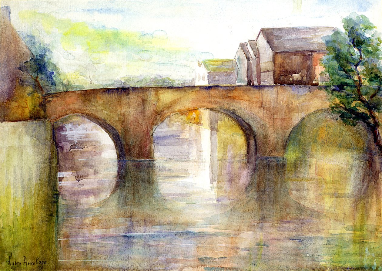 River Arun, Sussex (wc) av Karen Armitage