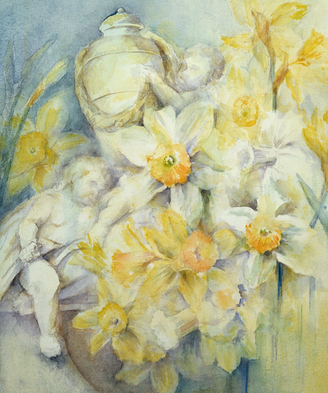 Stourhead påskeliljer av Karen Armitage