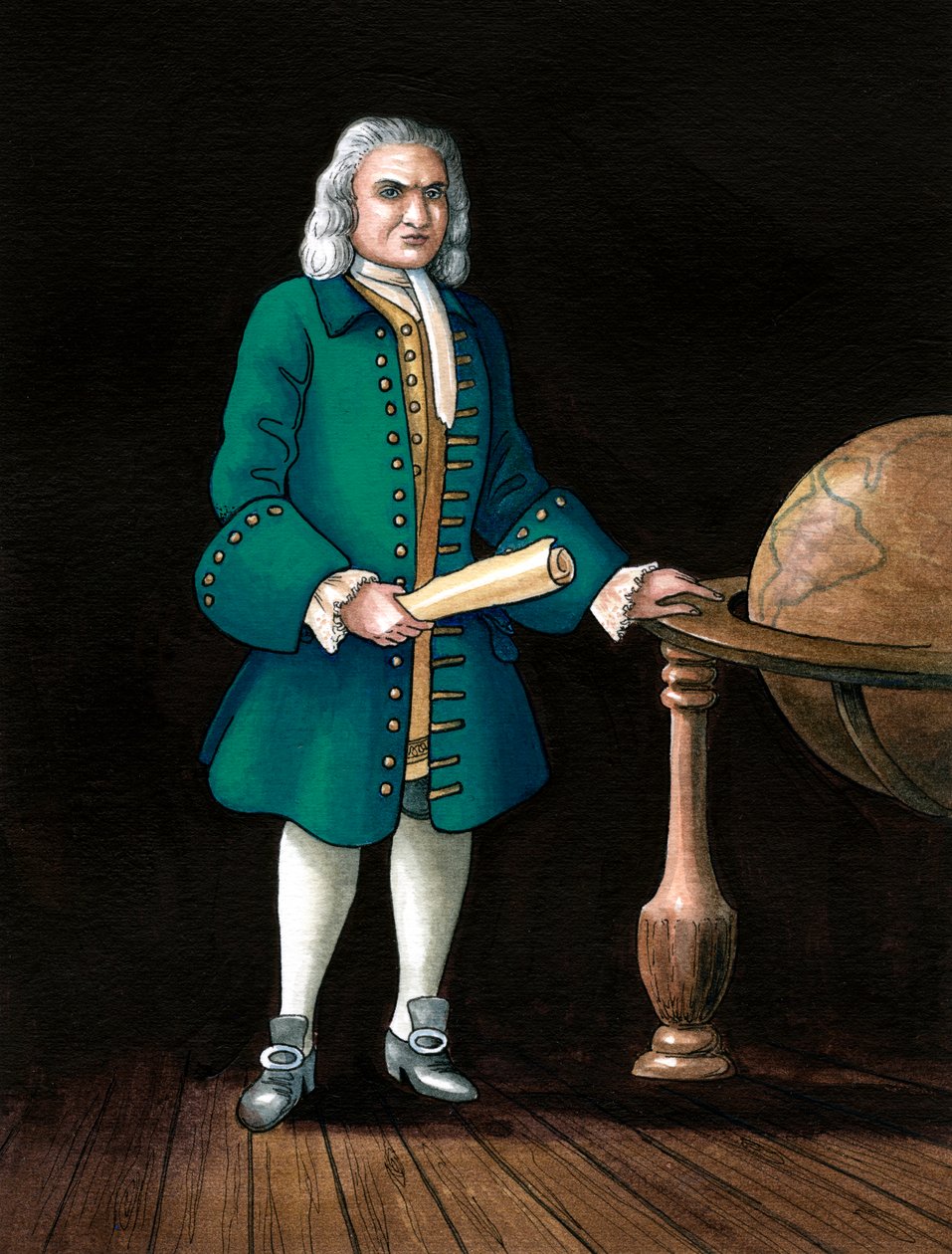 Kaptein William Kidd, kaper, 1645-1701 av Karen Humpage