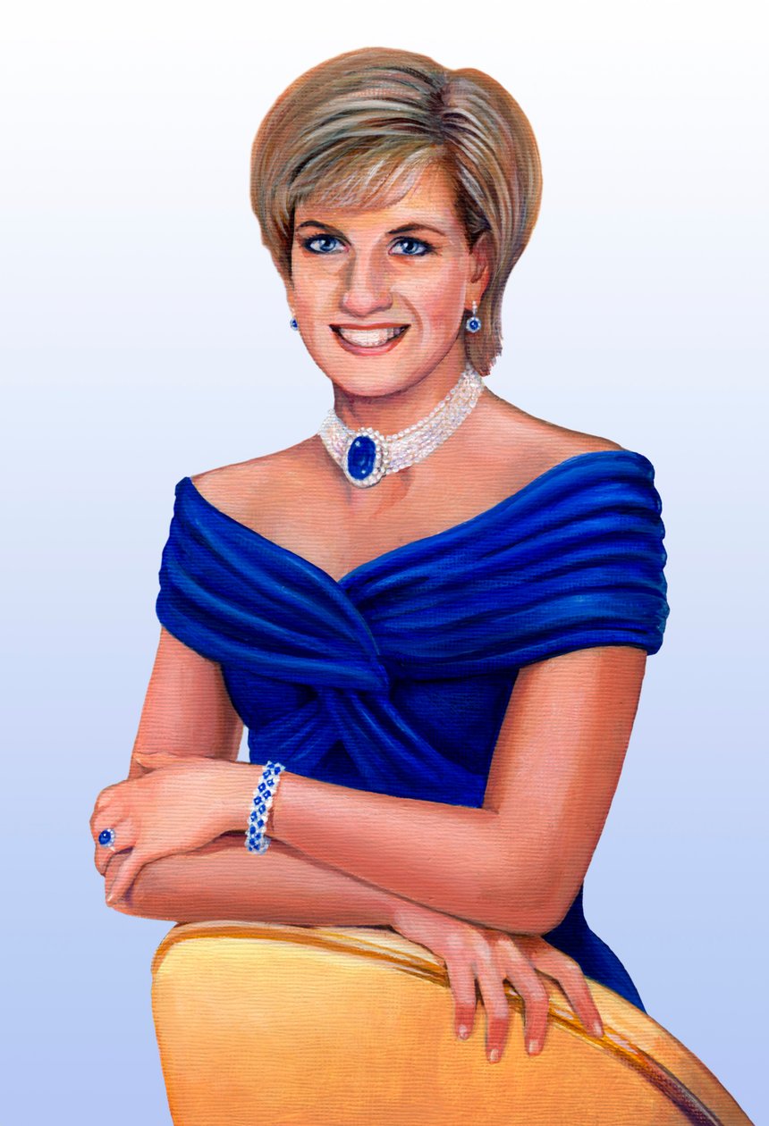 Hennes Kongelige Høyhet Prinsessen av Wales Diana Frances, født Spencer, 1961-1997, 2013. av Karen Humpage