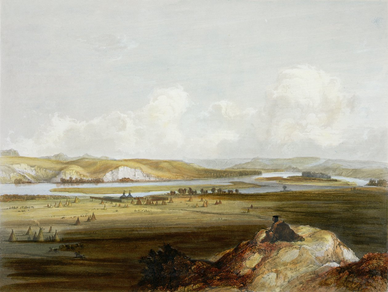 Fort Pierre på Missouri, plate 10 fra bind 2 av 