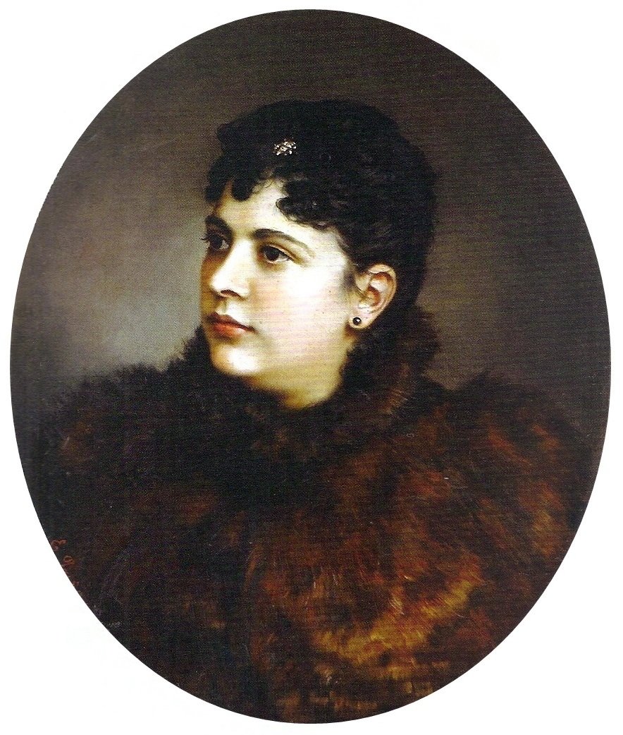 Portrett av Dona Tita av Karl Ernest Papf