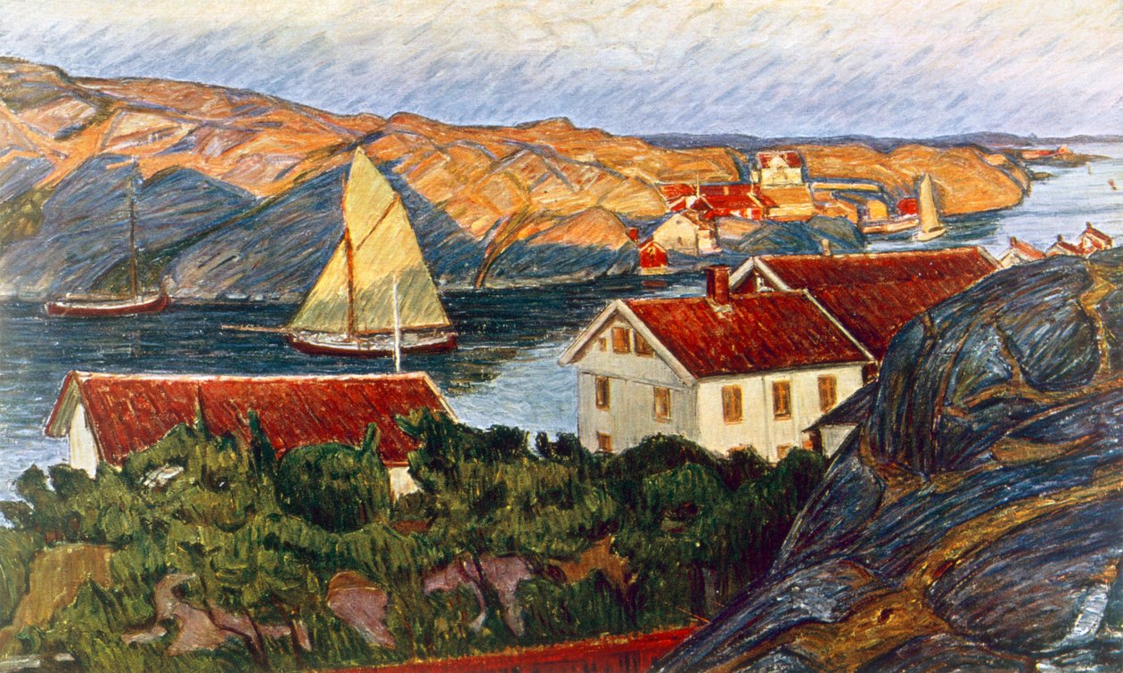 Marked på et kyststed av Karl Fredrick Nordstrom