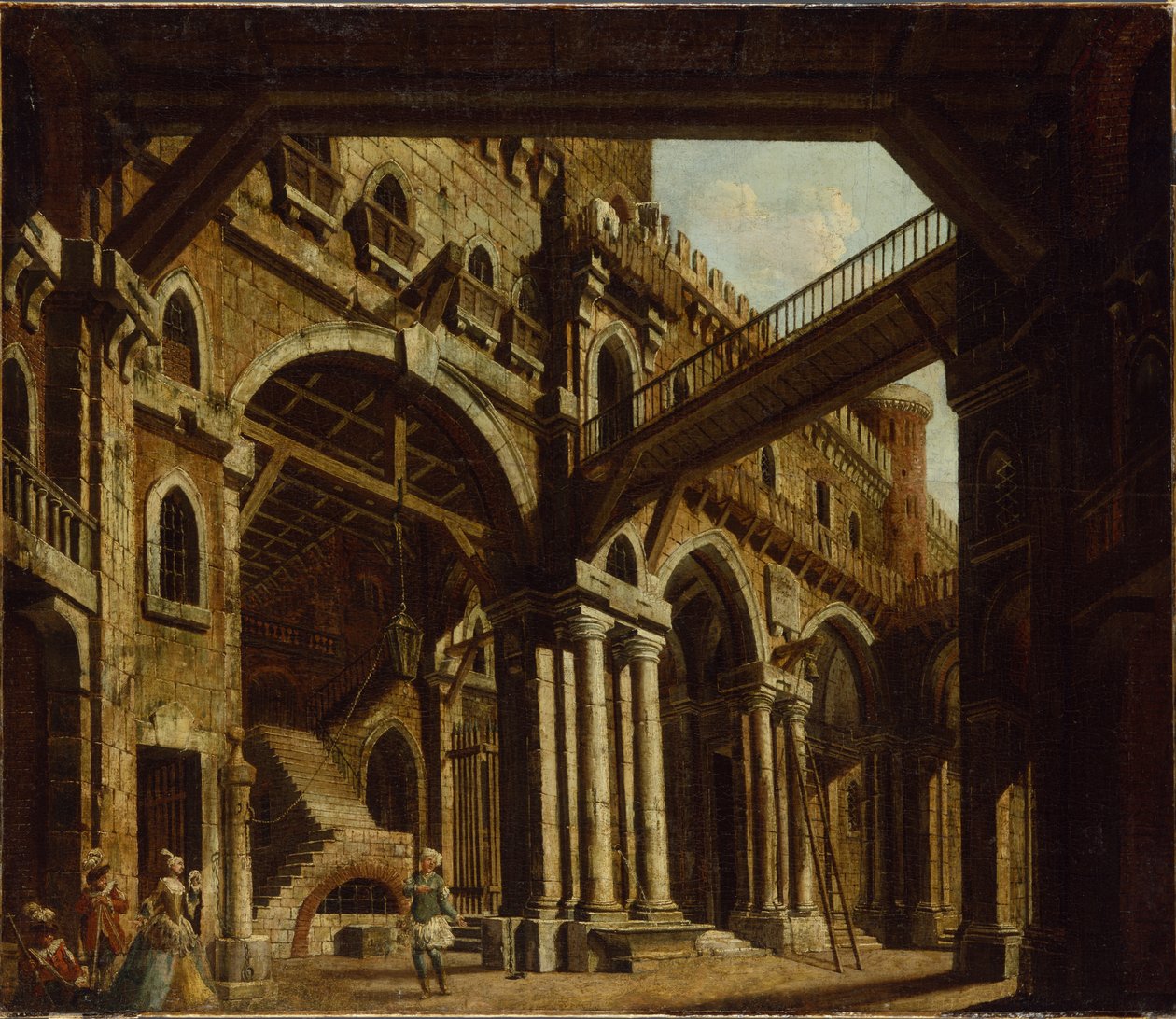 Scenedesign for akt III av Opera 