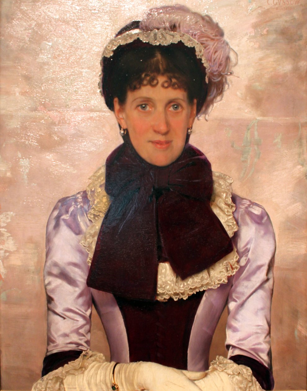 Portrett av en kvinne av Karl Gussow