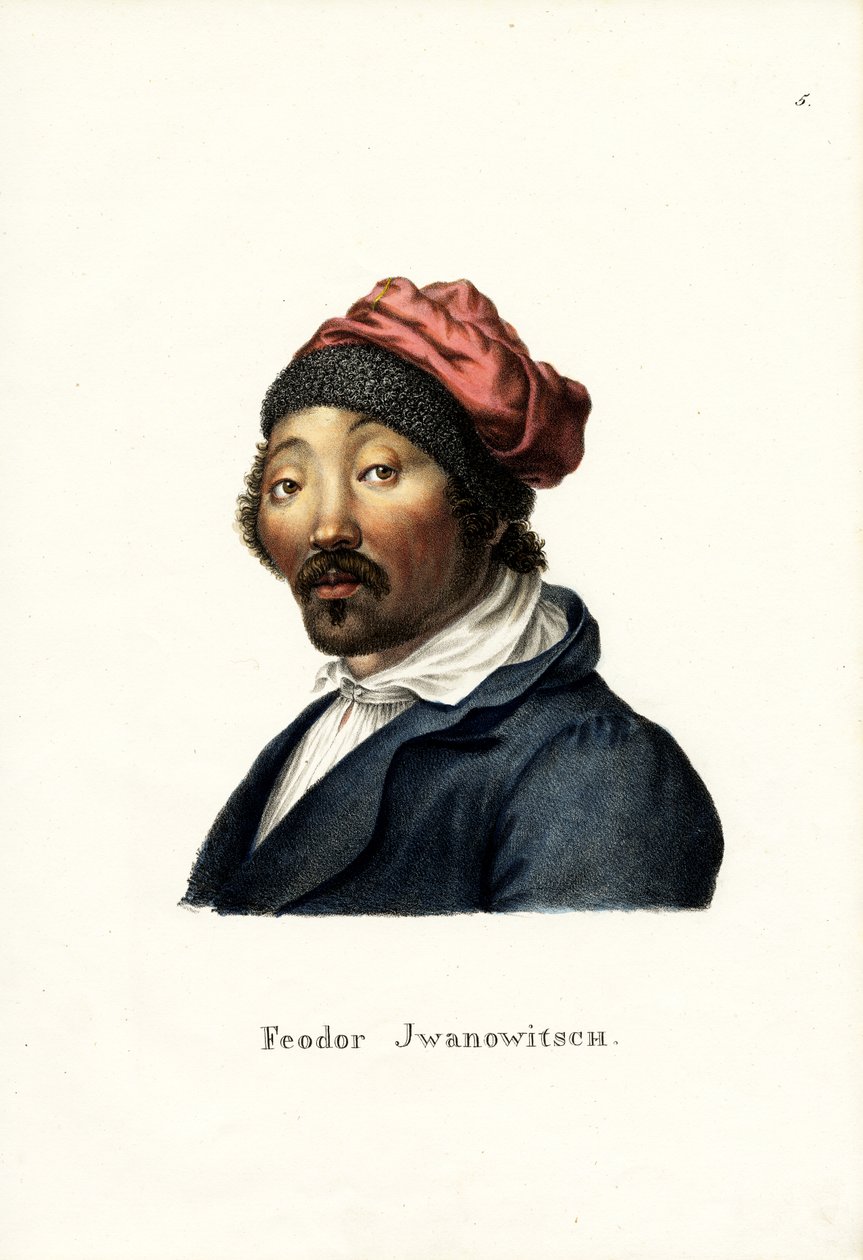 Feodor Iwanowitsch, 1824 av Karl Joseph Brodtmann