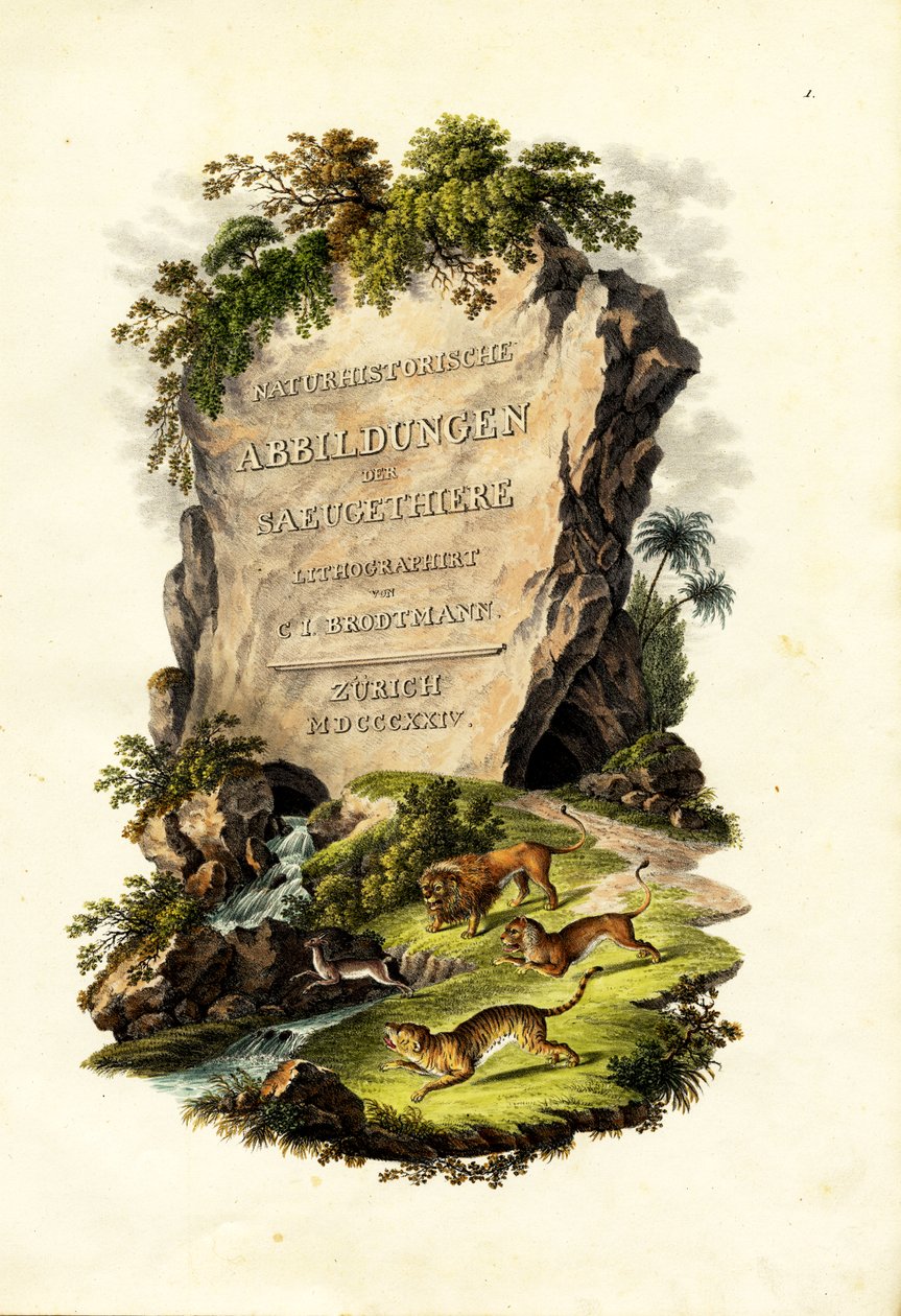 Tittelside, 1824 av Karl Joseph Brodtmann