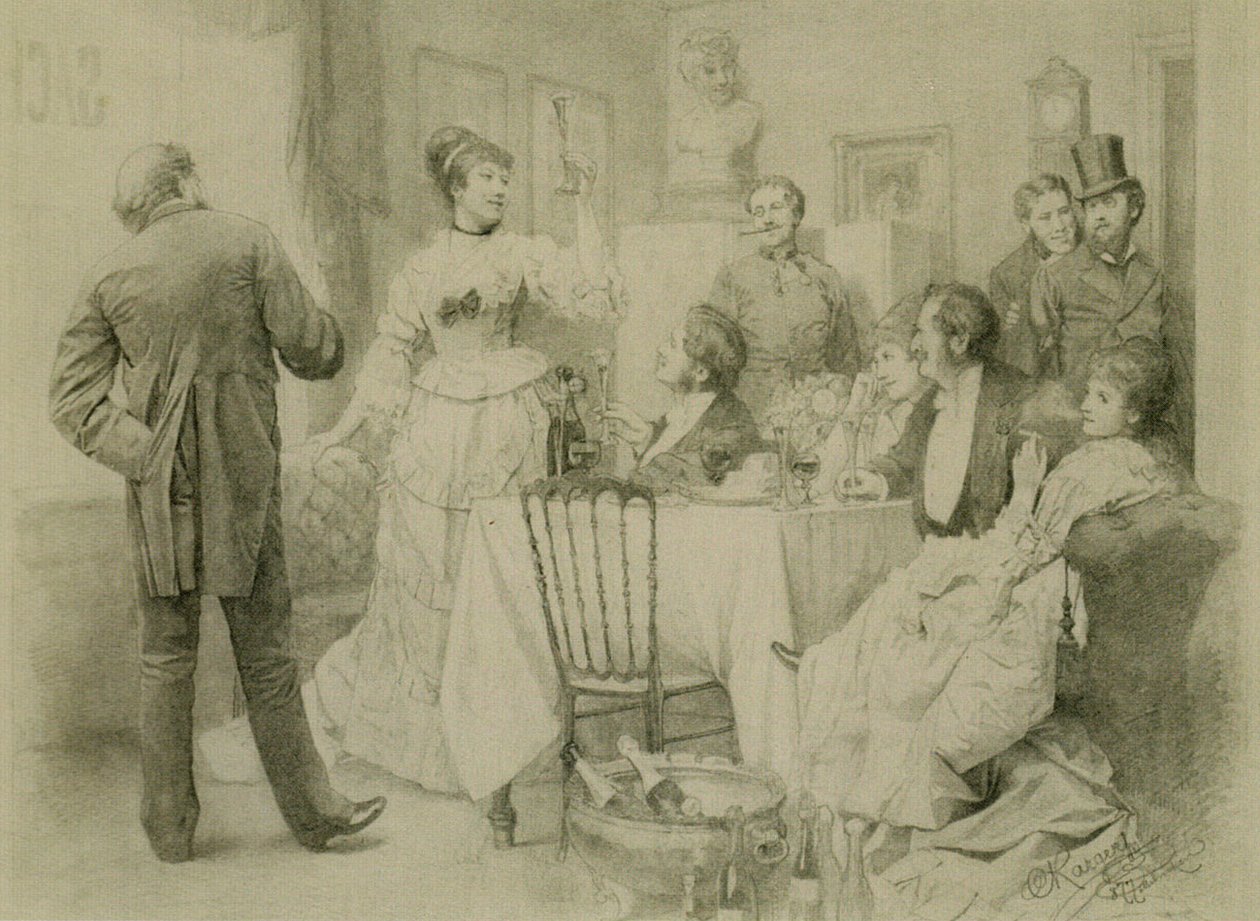 Champagne på Sacher av Karl Karger