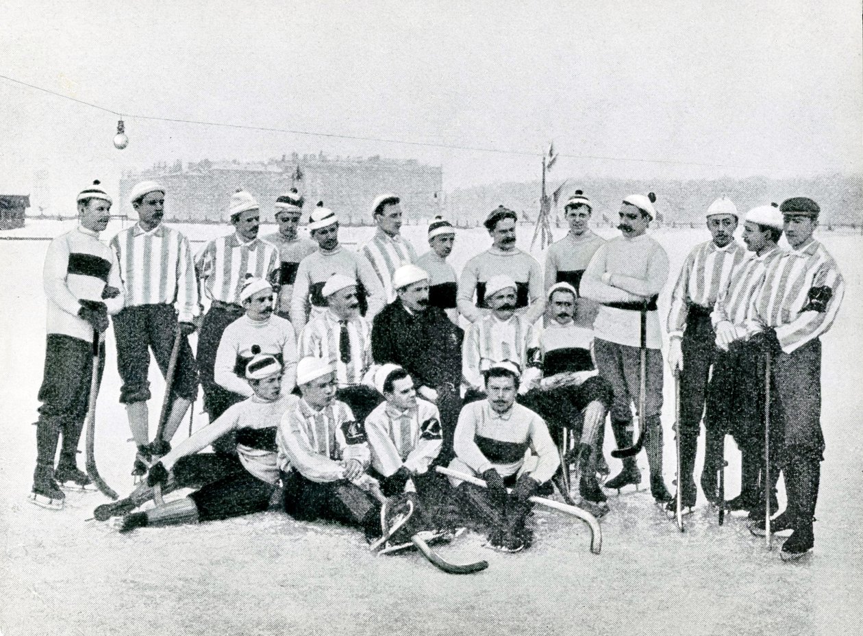 Ishockeylag i St Petersburg, 1900-tallet av Karl Karlovich Bulla