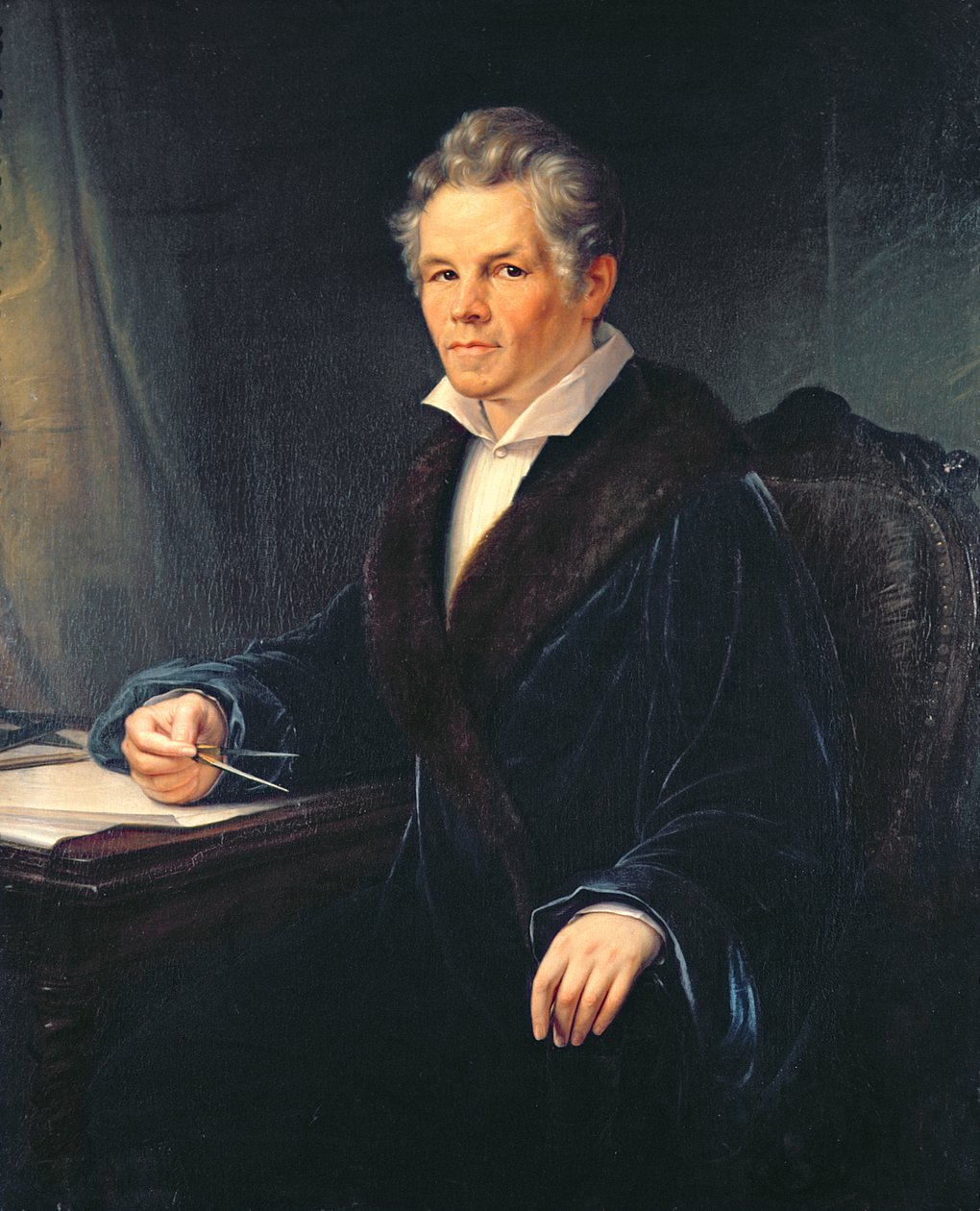 Portrett av Karl Friedrich Schinkel, ca. 1880 av Karl Schmidt