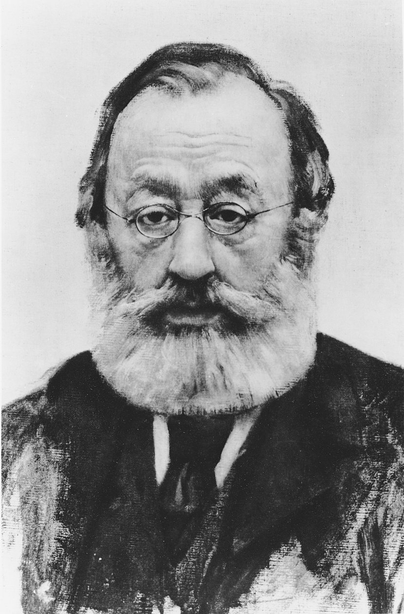 Portrett av Gottfried Keller av Karl Stauffer Bern