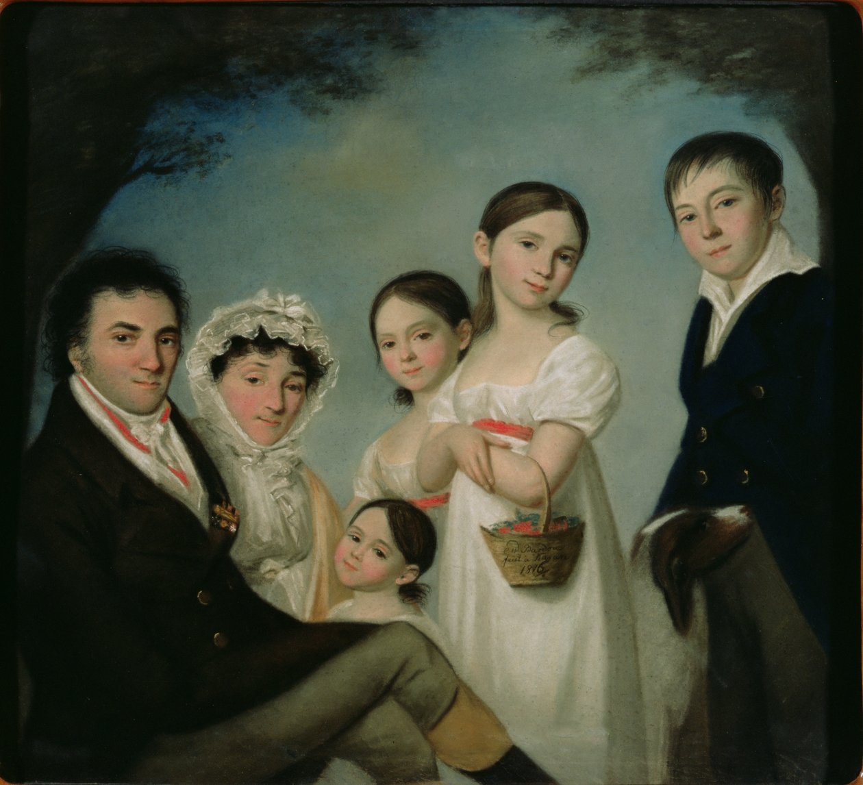 Boratynsky-familien, 1816 av Karl Wilhelm Bardou