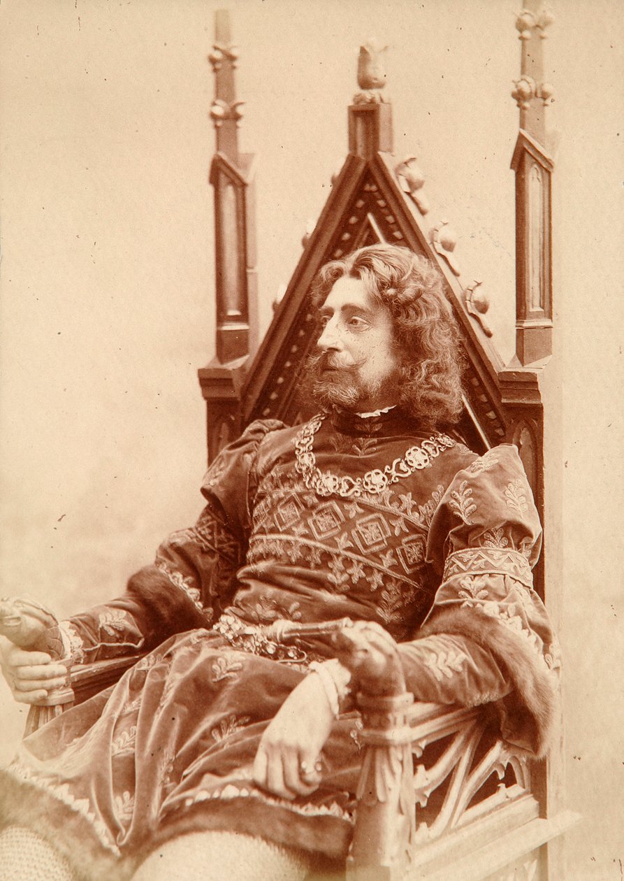 Storhertug Constantine Constantinovich av Russland som Hamlet, 1900 av Karl August Fischer