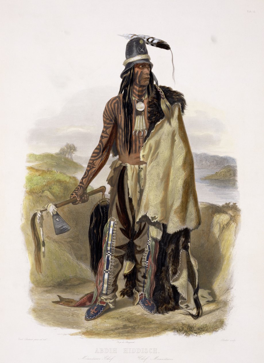 Abdih Hiddisch, en Minitarre-sjef, plate 24 fra bind 2 av 