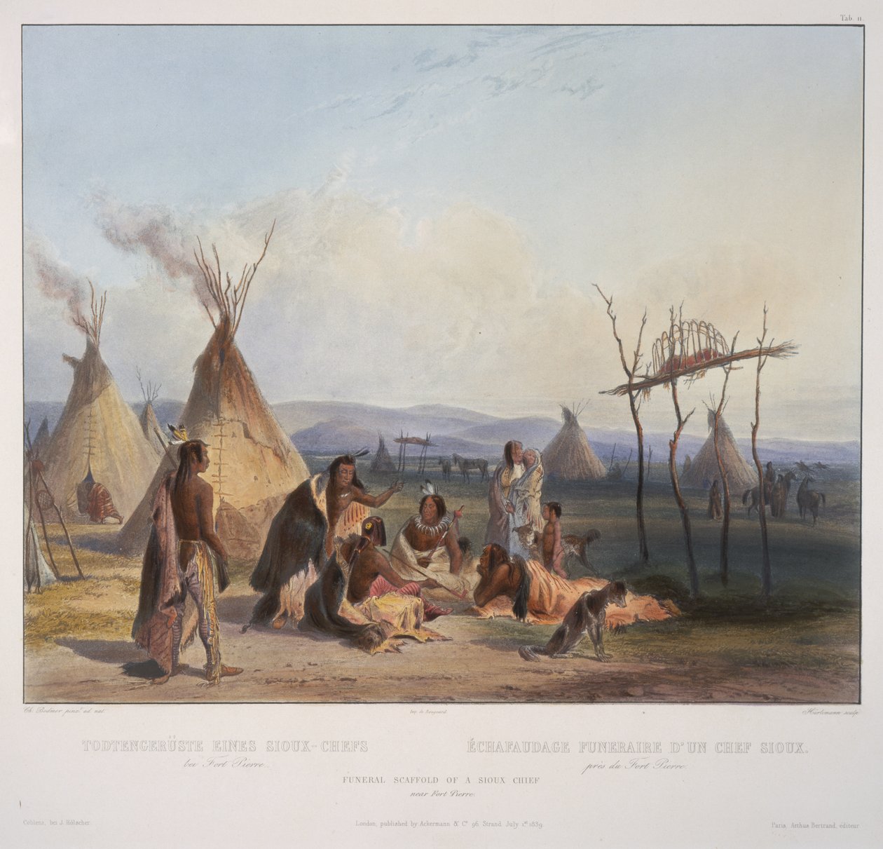 Begravelsesstillas av Karl Bodmer