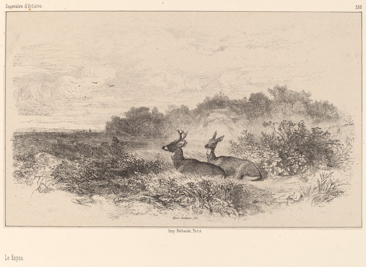 Hvile av Karl Bodmer