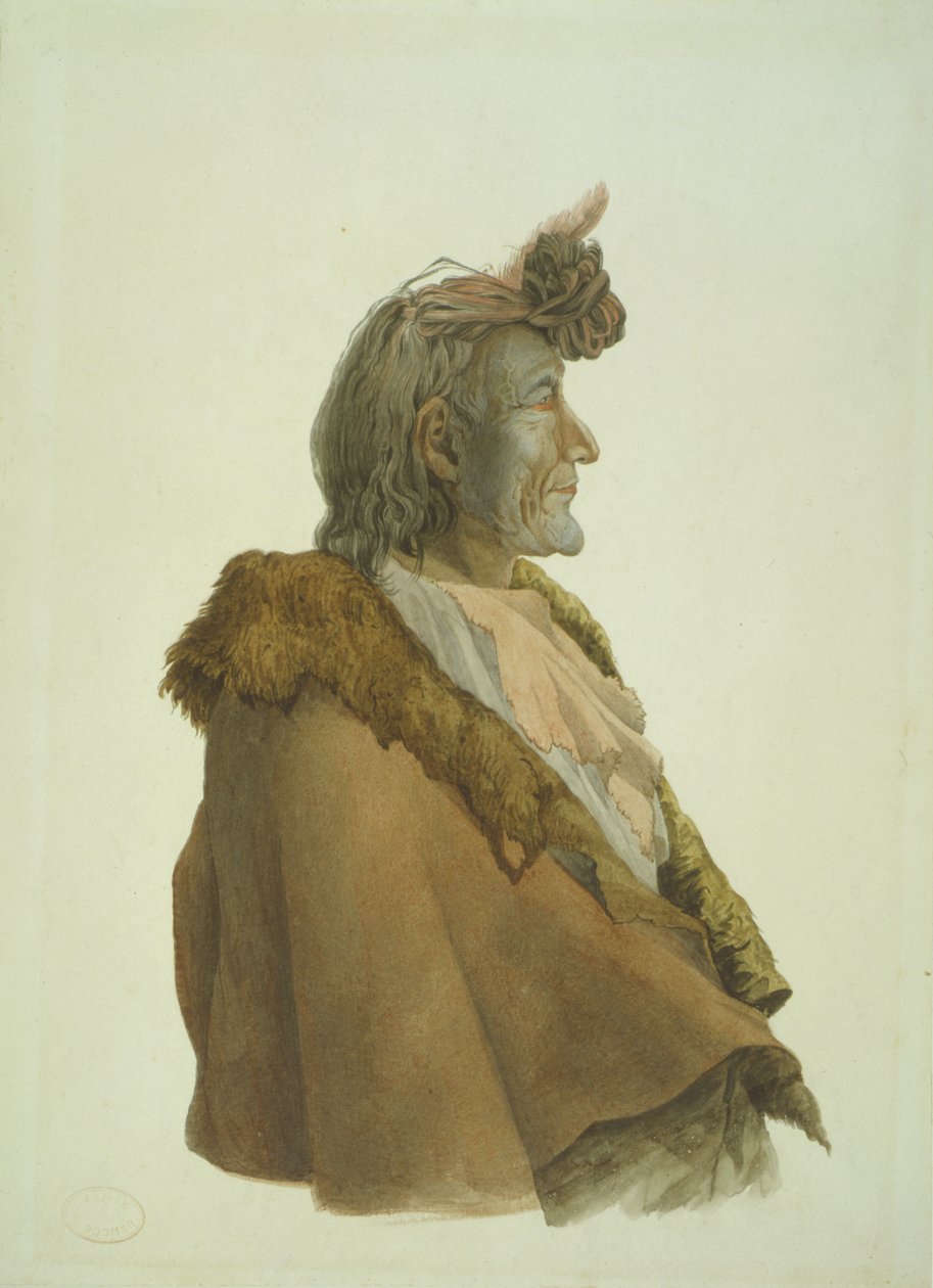 Pioch-Ki?iu, a Piegan Blackfeet man av Karl Bodmer