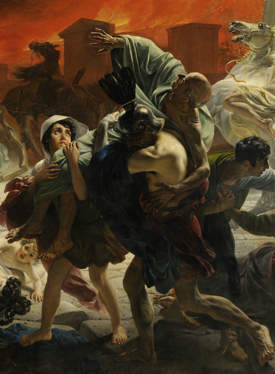 Detalj av den siste dagen i Pompeii (av Karl Bryullov, 1833, Russian Museum) av Karl Pavlovich Bryullov