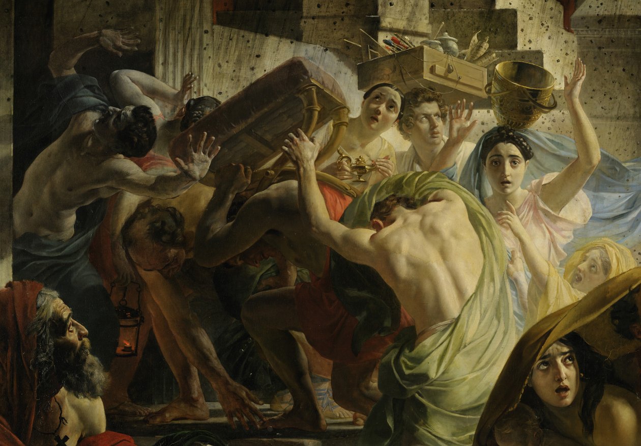 Detalj av Pompeii siste dag (av Karl Bryullov, 1833, Russian Museum) av Karl Pavlovich Bryullov