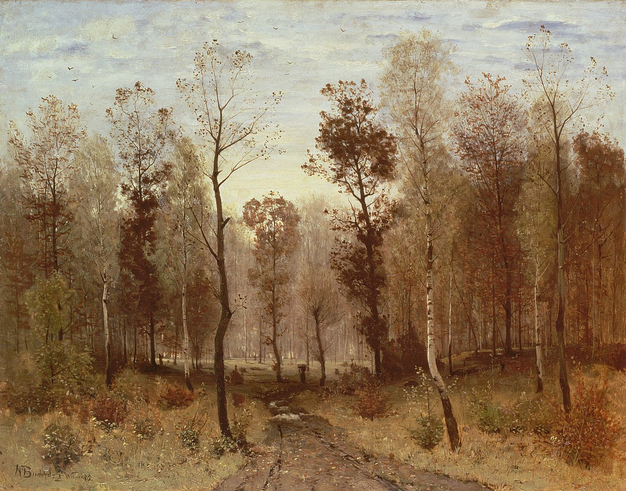 Høstdag, 1875 av Karl Buchholz