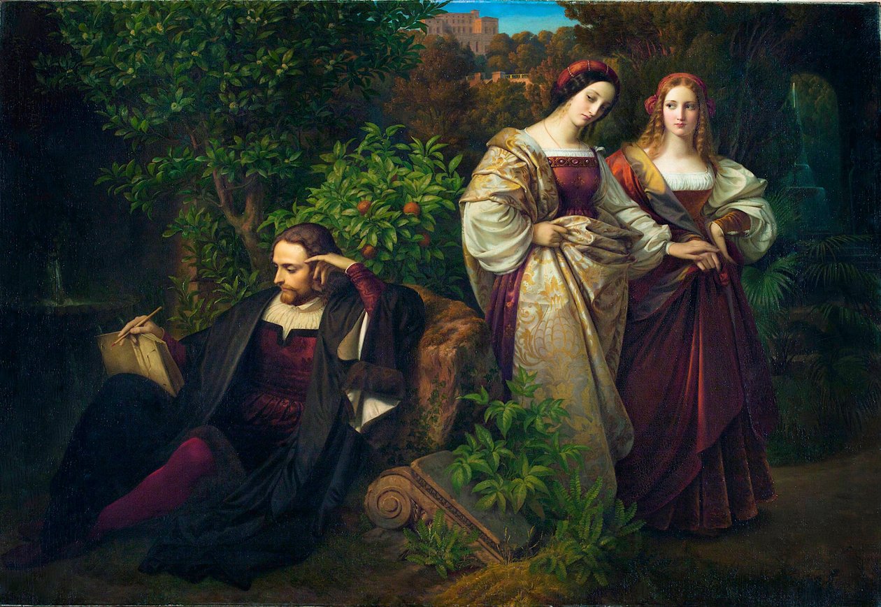 Torquato Tasso og de to Leonorene av Karl Ferdinand Sohn