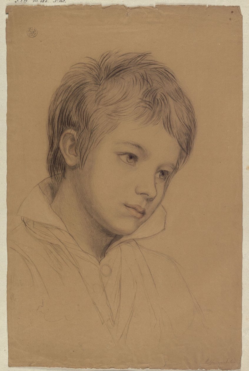 Portrett av en gutt av Karl Friedrich Schinkel