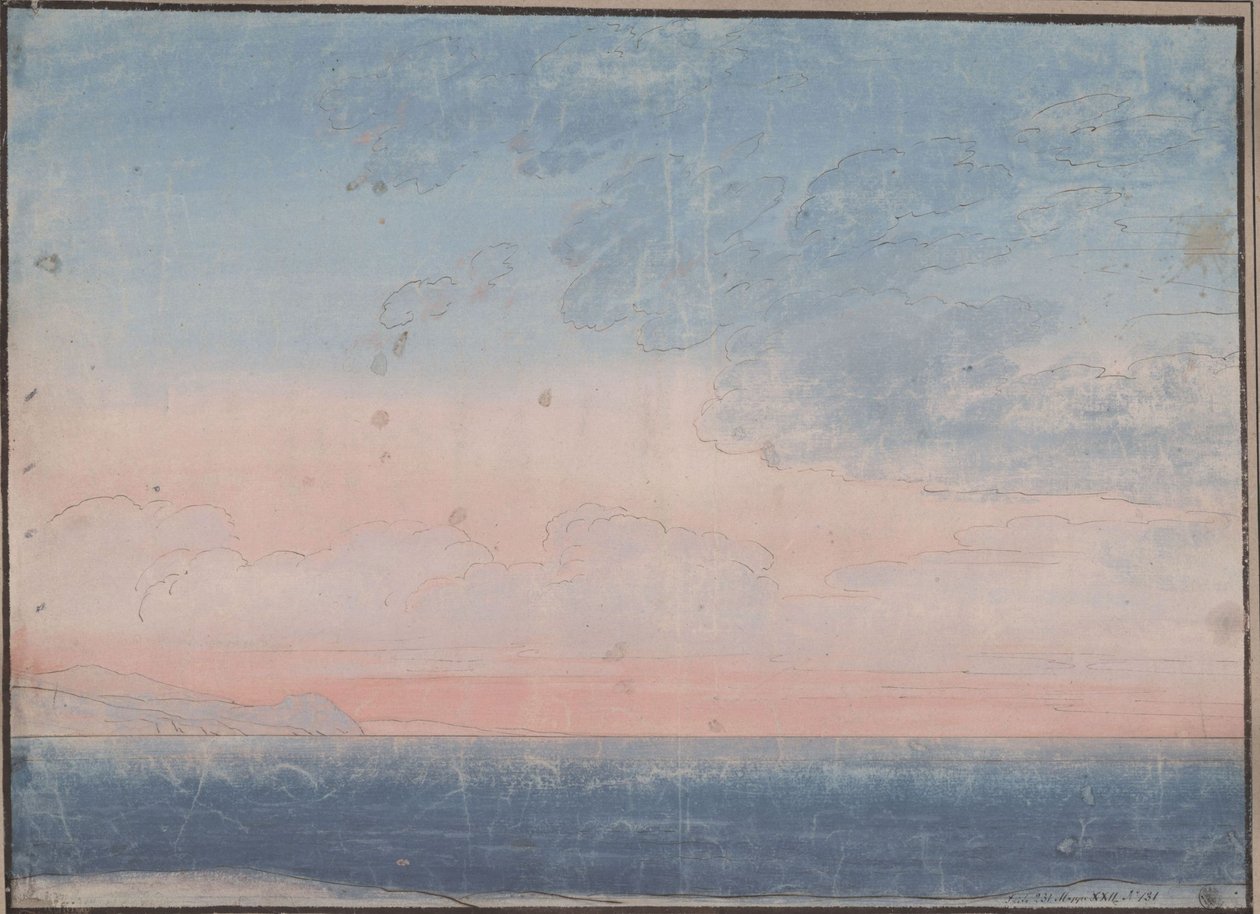 Dekorasjon til alminnelig bruk. Sørlig havhorisont av Karl Friedrich Schinkel