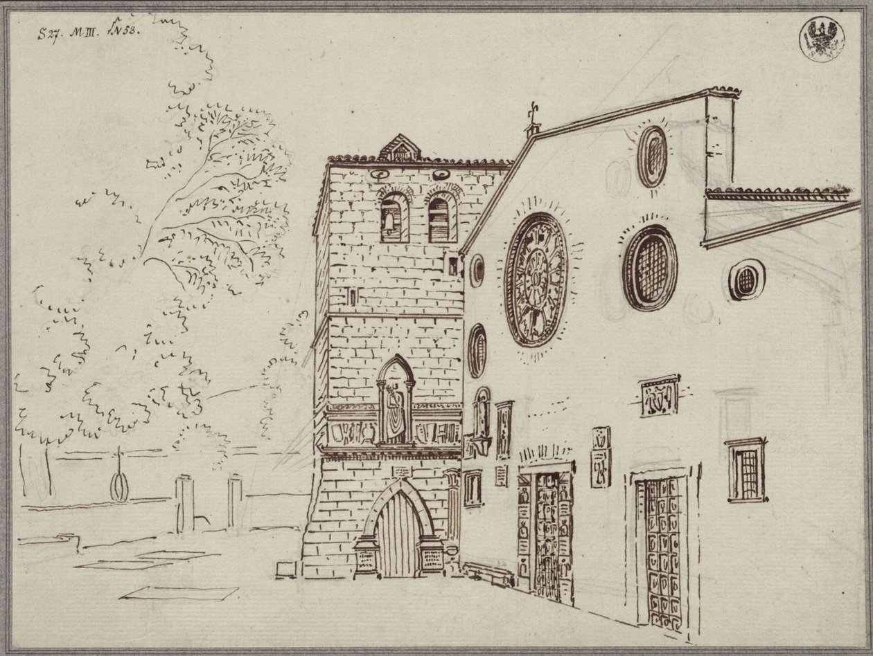 San Giusto-katedralen i Trieste av Karl Friedrich Schinkel