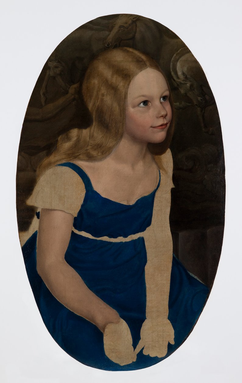 Portrett av kunstnerens datter, Marie av Karl Friedrich Schinkel