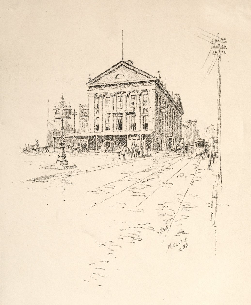 Uten tittel, 1898. av Karl Friedrich Wilhelm Mielatz