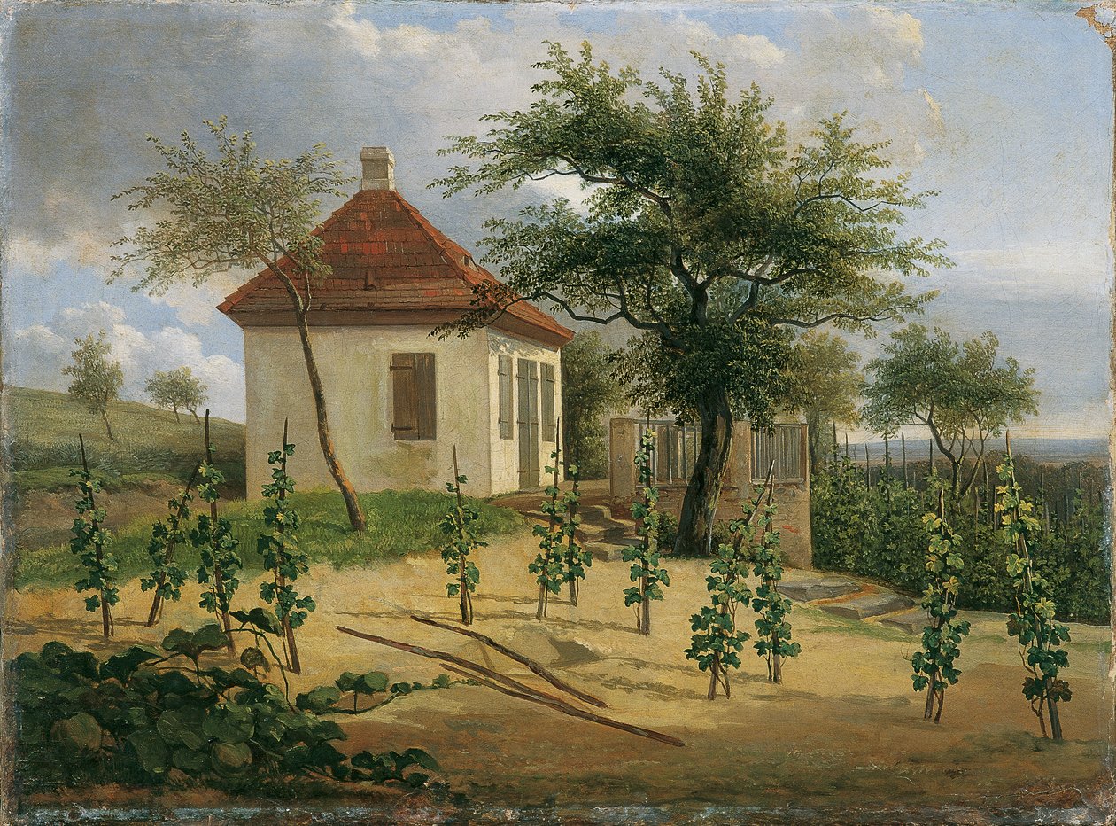 Paviljong på Dr. Körners vingård nær Loschwitz av Karl Gottfried Traugott Faber