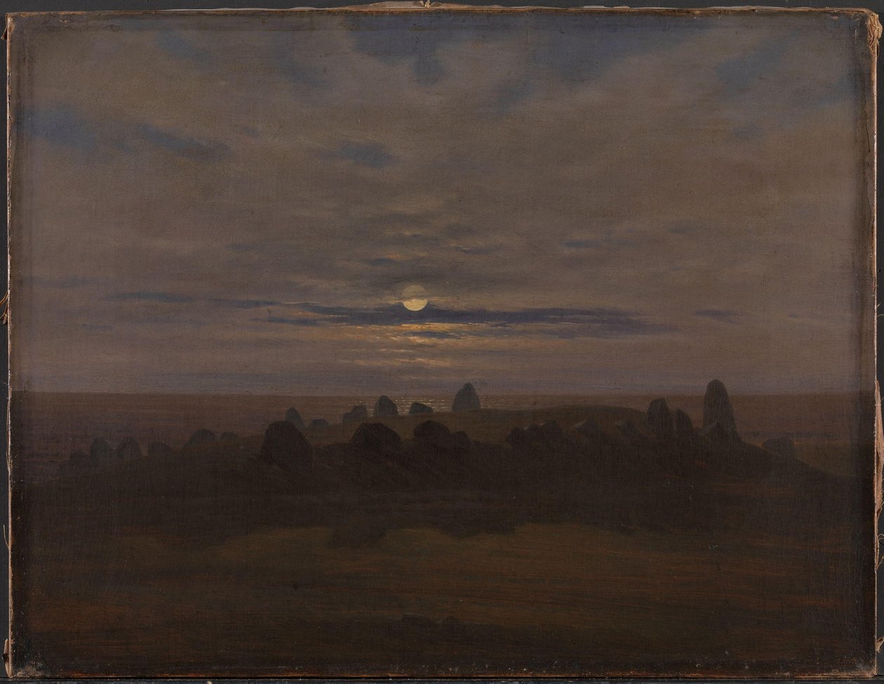 Steinalderhaug, ca. 1820 (olje på lerret) av Karl Gustav Carus