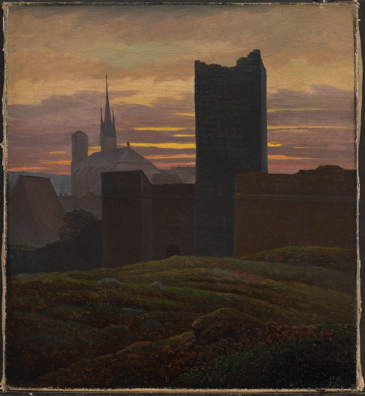 Det keiserlige slott, Eger av Karl Gustav Carus
