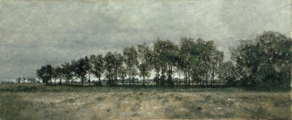 On the Edge of the Wood (olje på lerret) av Karl Heffner