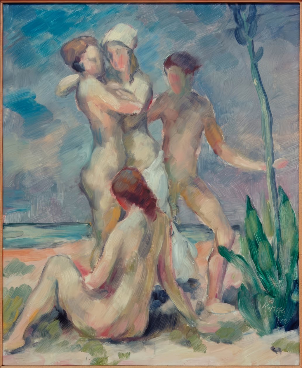 På den sørlige stranden av Karl Hofer