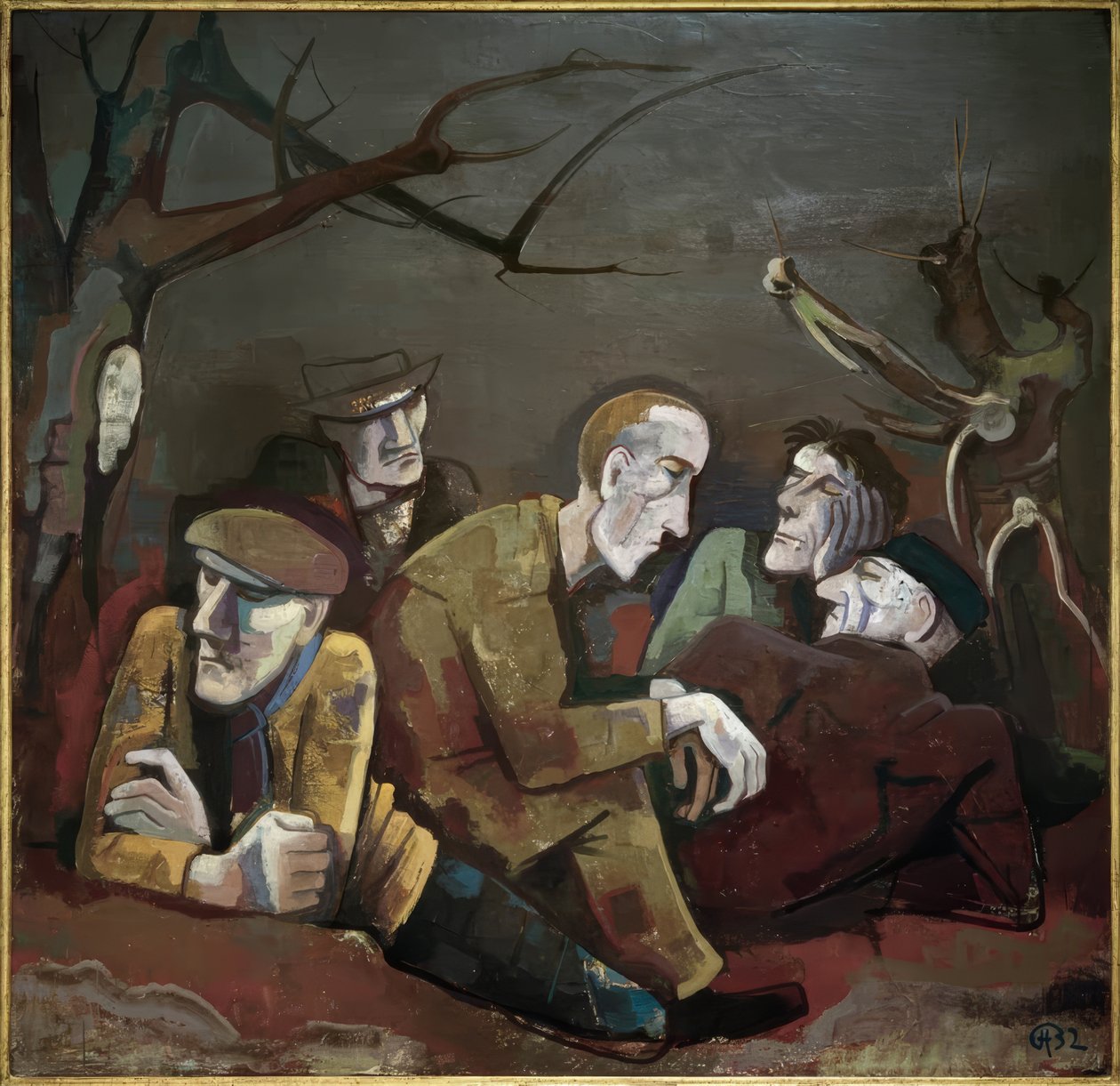 arbeidsledig av Karl Hofer