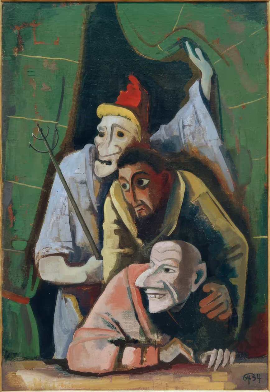 Onde masker av Karl Hofer