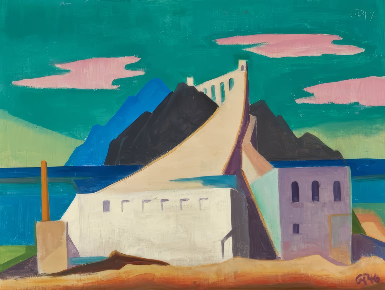 Broen (2) av Karl Hofer