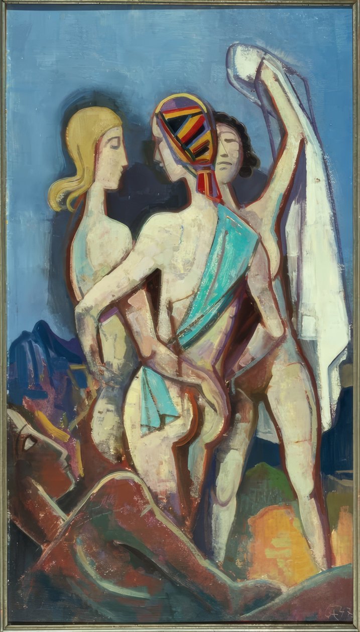 Paris#39; dom av Karl Hofer