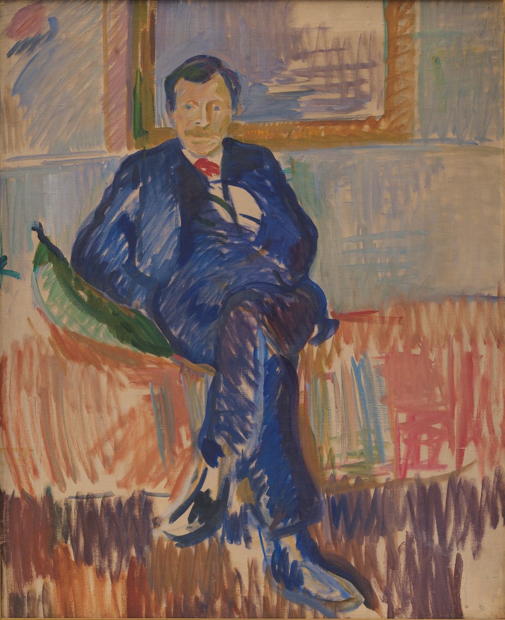 Portrett av maleren Karl Schou av Karl Isakson