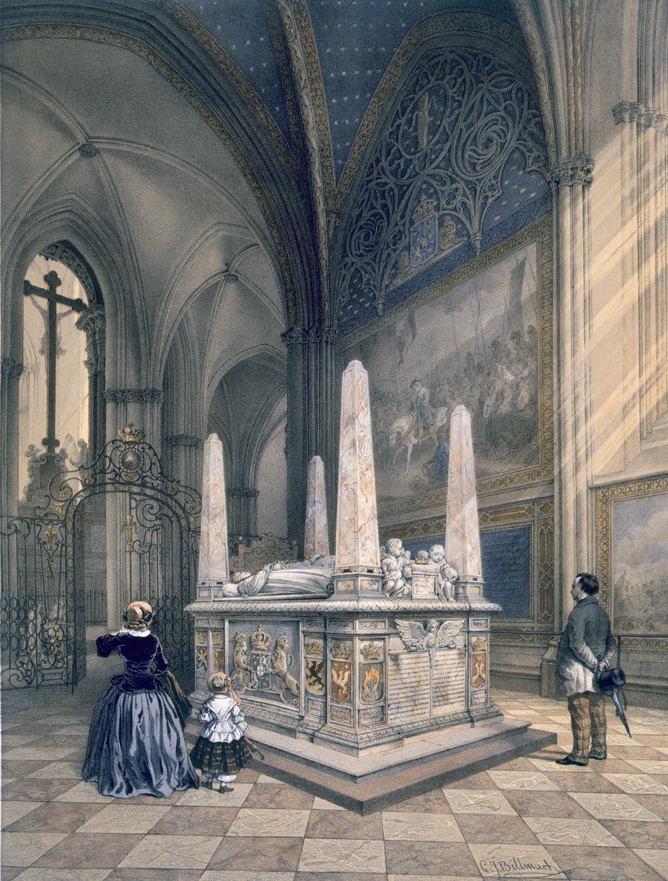 Graven til Gustav I i Uppsala katedral, fra 