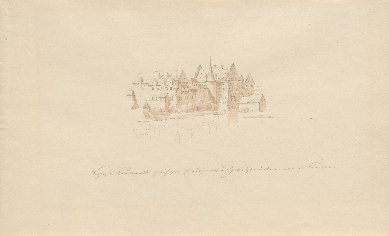 Castle Lauter mellom Creutznach og Zweibrücken og d. volum opp av Karl Julius Von Leypold