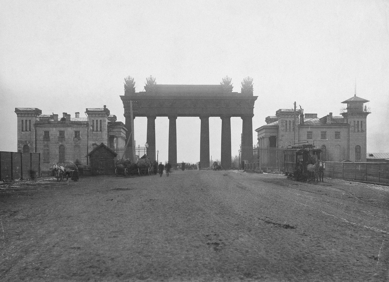 Moskvas triumfport i St. Petersburg, 1890-tallet av Karl Karlovich Bulla