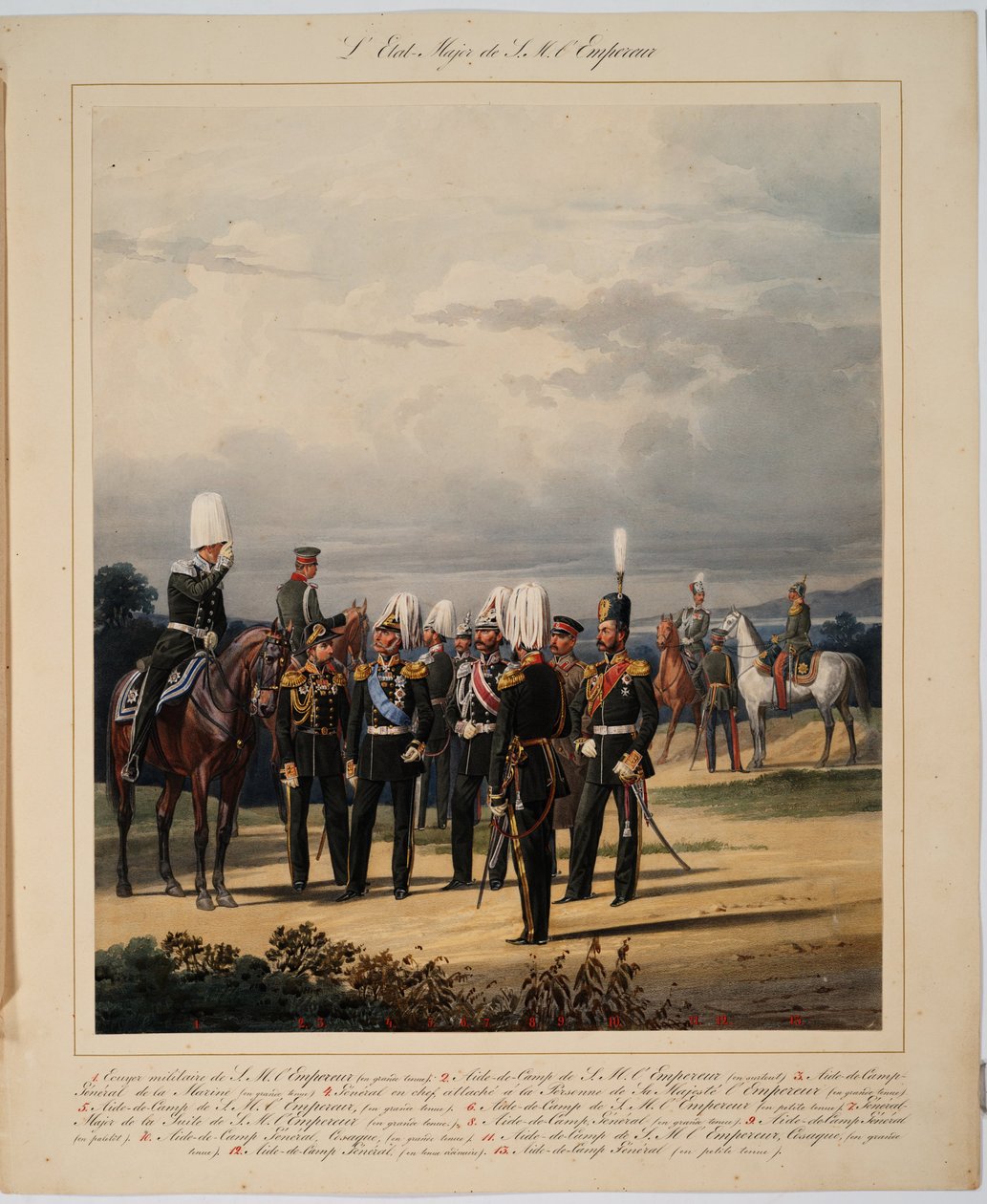 Den russiske generalstaben, 1867 av Karl Karlovich Piratsky